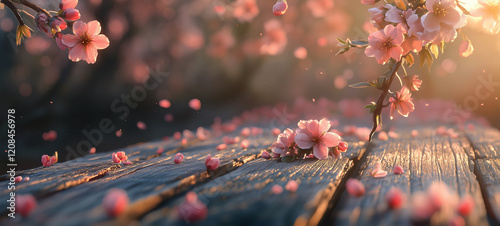 beautiful spring flowers in the garden