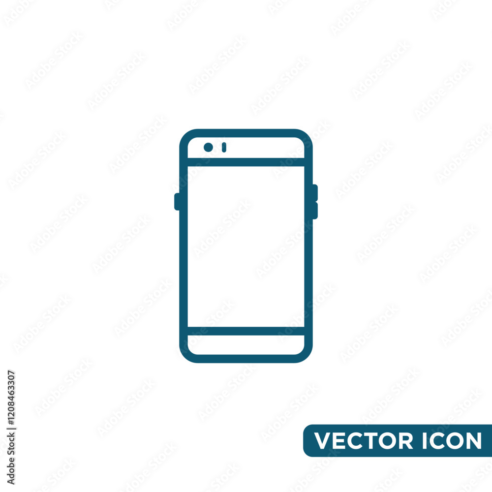 Simple Handphone Icon Design Template Simple Handphone Icon Design Template