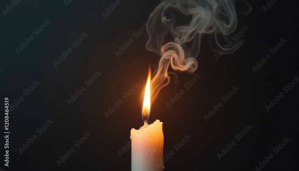 A candle extinguished with smoke curling upwards. Motherless illustration, HD Backgrounds A candle extinguished with smoke curling upwards. Motherless illustration, HD Backgrounds