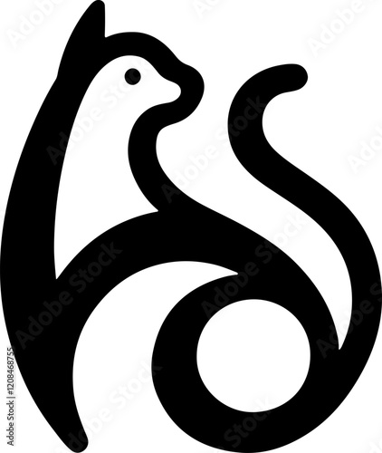 Wallpaper Mural vector illustration design image icon logo symbol abstract modern unique animal modern Torontodigital.ca