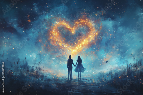 Obraz na płótnie Infinity Twinflame Love w salonie