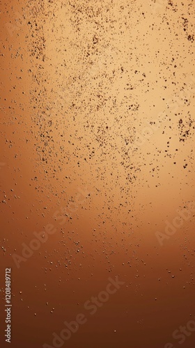 Golden metallic background displaying scattered particles of various sizes, creating a gradient from a light, dense top to a smooth, darker bottom for an elegant backdrop