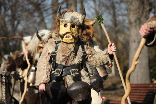 Fotografía The Surva masquerade games festival in Sofia, Bulgaria
