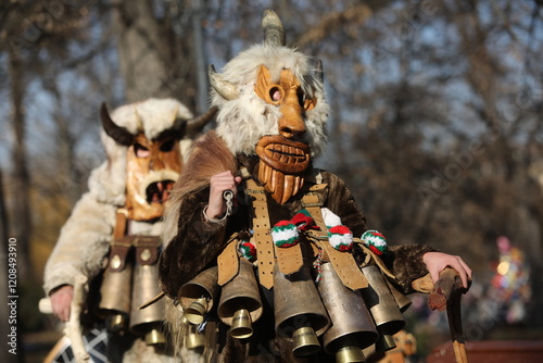 Fotografía The Surva masquerade games festival in Sofia, Bulgaria