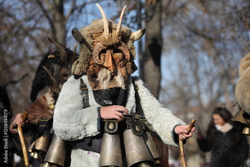 Fotografía The Surva masquerade games festival in Sofia, Bulgaria