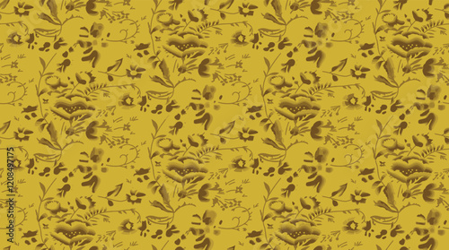 Minimalist  geometric designs with floral integration, redefined for seasonal wallpapers and sophisticated décor.