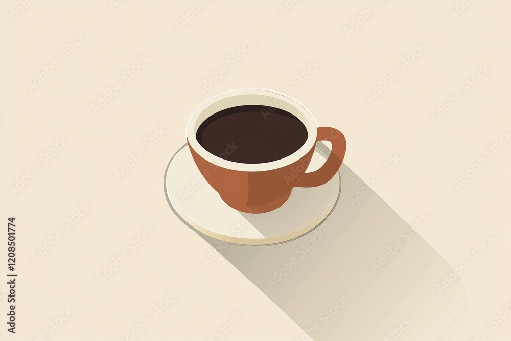 coffee shop flat icon illustration coffee shop flat icon illustration
