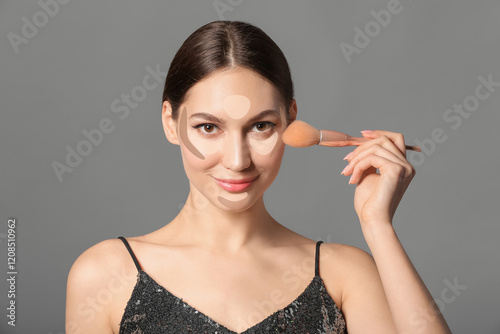 Beautiful young woman with ...