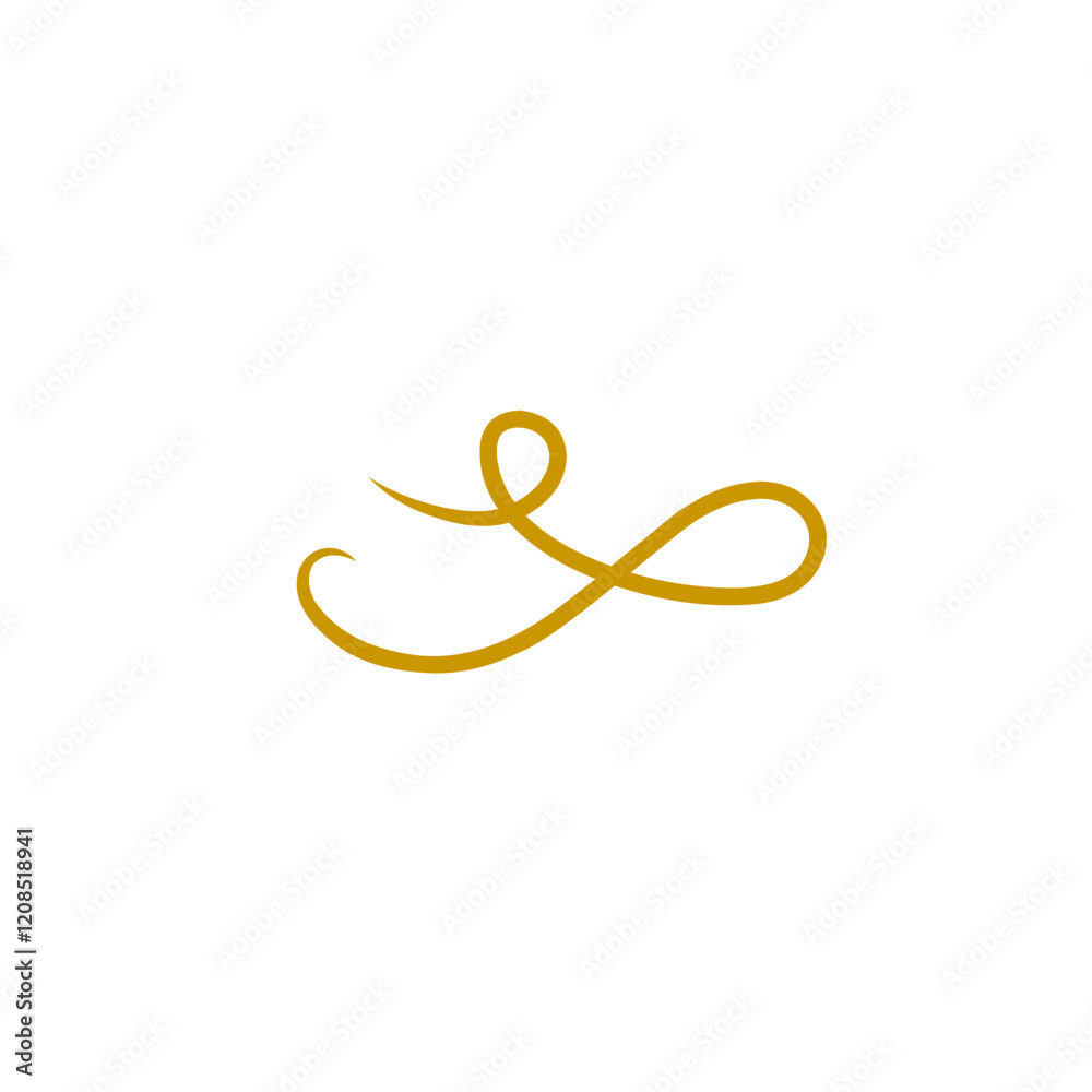 gold swirl illustration gold swirl illustration