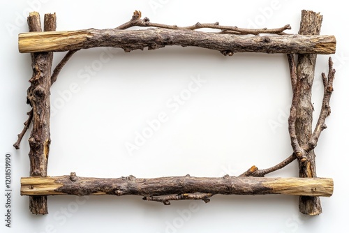 Wooden Branch Frame for Natural and Rustic Designs
