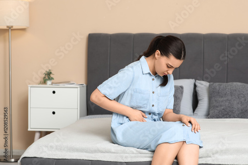 Young woman suffering from ...