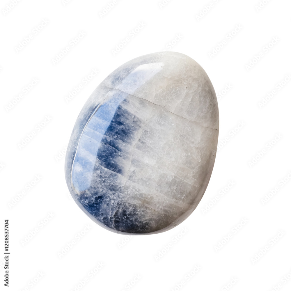  Moonstone isolated on white