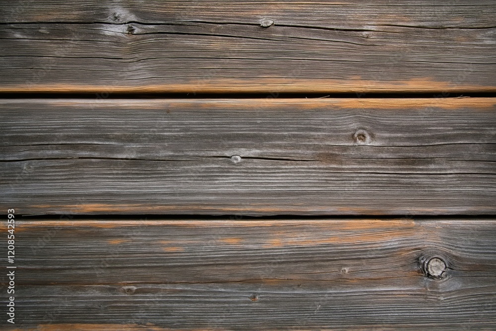 Fototapeta premium Textured Wooden Planks with Grain and Knots for background