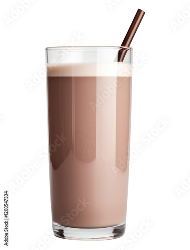 PNG Chocolate milk smoothie dessert drink.