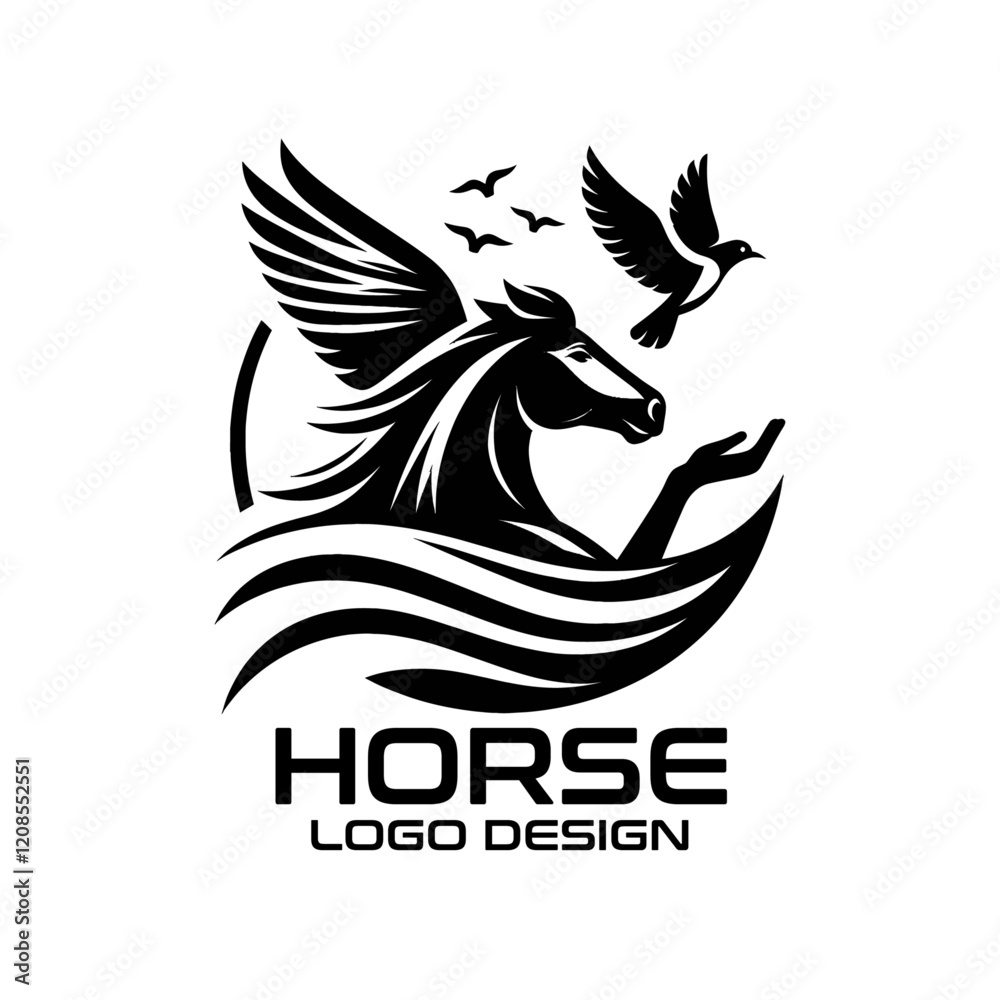 Obraz premium Horse Vector Logo Design