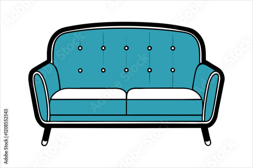 Sofa silhouettes set, couch pack of vector silhouette design, isolated background.