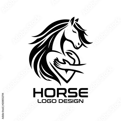 Wallpaper Mural Horse Vector Logo Design Torontodigital.ca