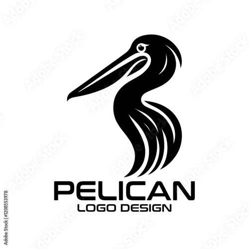 Pelican Vector Logo Design