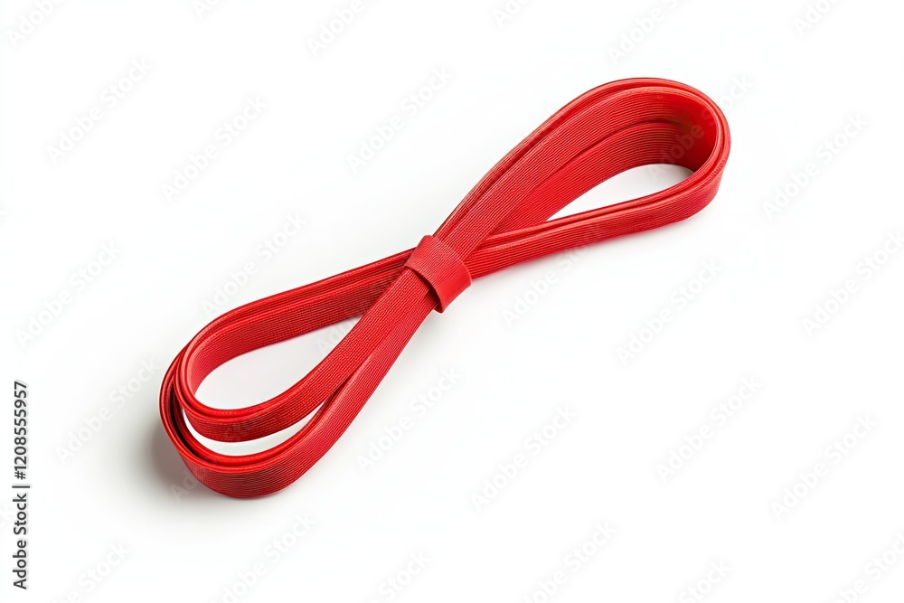 Naklejka premium Resistance band isolated on white background