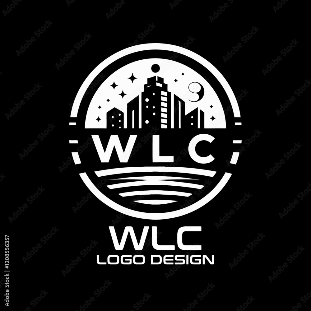 Fototapeta premium WLC Vector Logo Design
