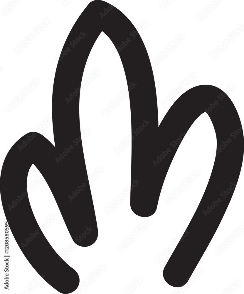 Hand Drawn Grass Line Drawing Hand Drawn Grass Line Drawing