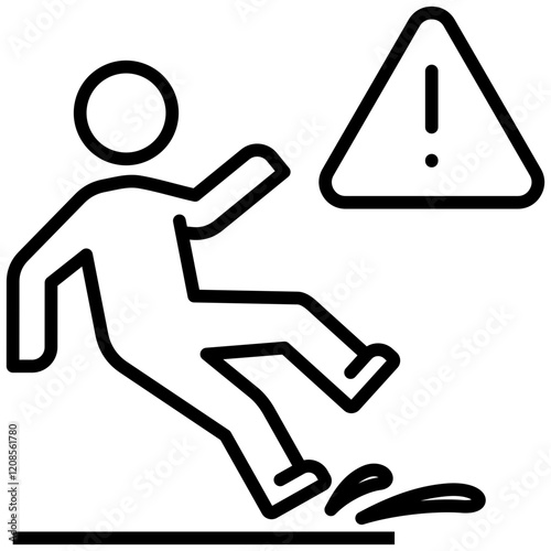Slippery Floor Icon