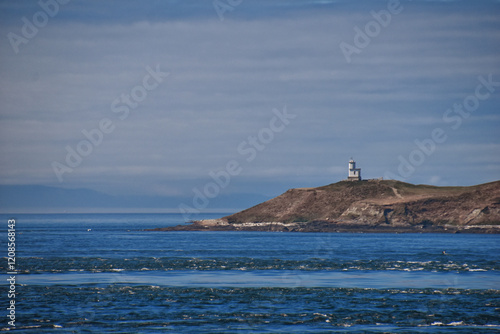 Obraz na płótnie Shark Reef Sanctuary coastal ocean views Lopez Island, San Juan Islands summer 2024, Washington, United States. w salonie