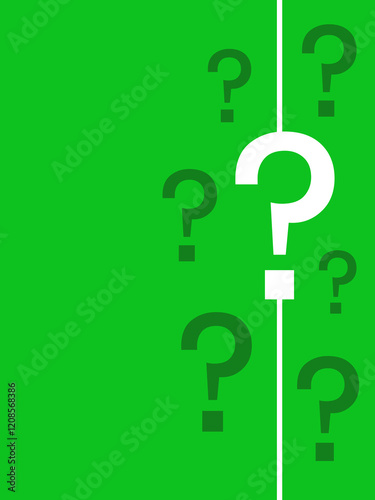 Question marks abstract background