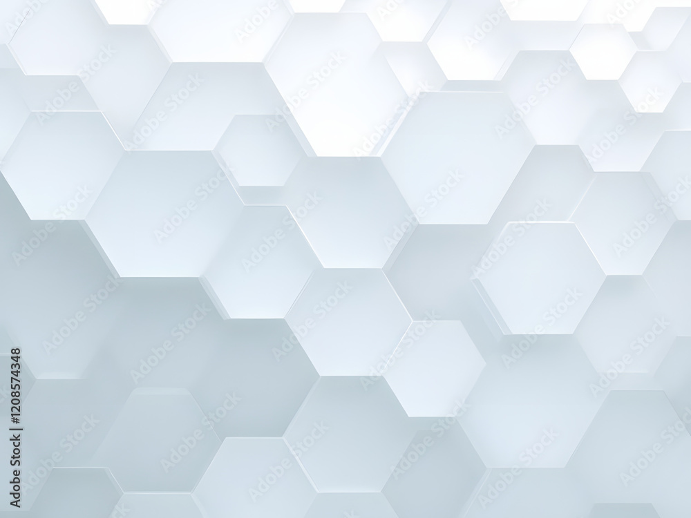 Abstract blue hexagon pattern with a modern, futuristic design, suitable for tech backgrounds.