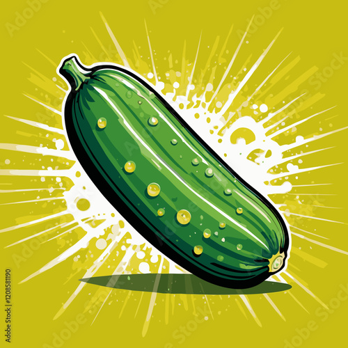 cucumber vector art for graphic design 