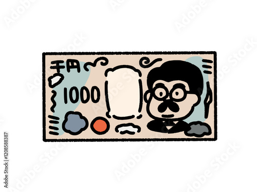 シンプルタッチの新千円札