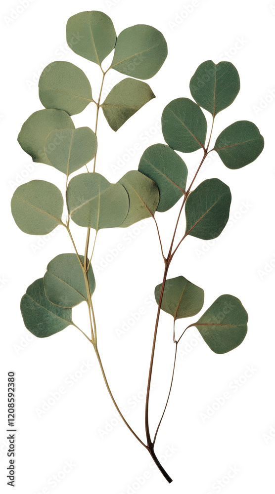 Obraz premium PNG Leaf eucalyptus plant herbs.