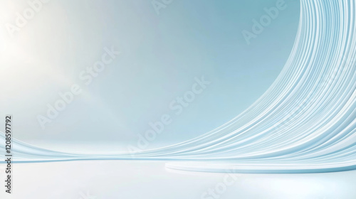 Blue texture technology background e-commerce product exhibition booth