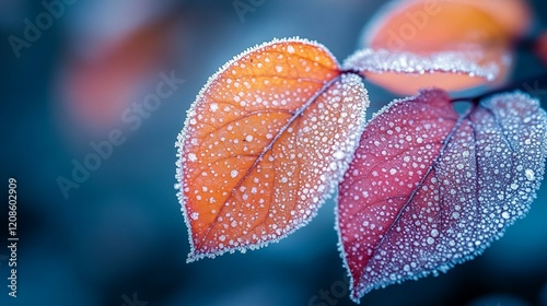 A dramatic snowy landscape with swirling winds and deep snowdrifts surrounding a lone tree against a gray sky. 395