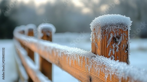 A frosted forest scene with snow-dusted trees, creating a soft and textured winter landscape. 456