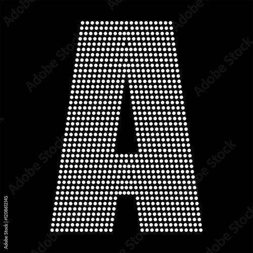 Rhinestone alphabet design for t-shirt or blouse hot-fix transfer. Abstract beautiful glitter applique rhinestone motif.	