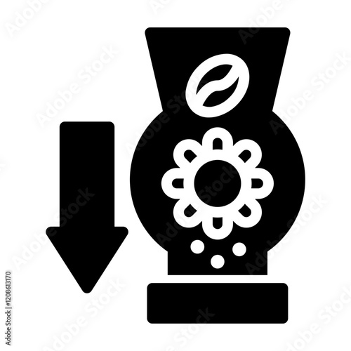 coffee grinder Solid icon