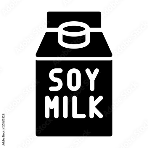 soy milk Solid icon