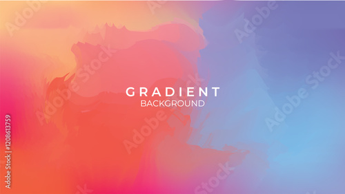 Background gradient minimalist colorful template