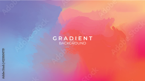 Background gradient minimalist colorful template