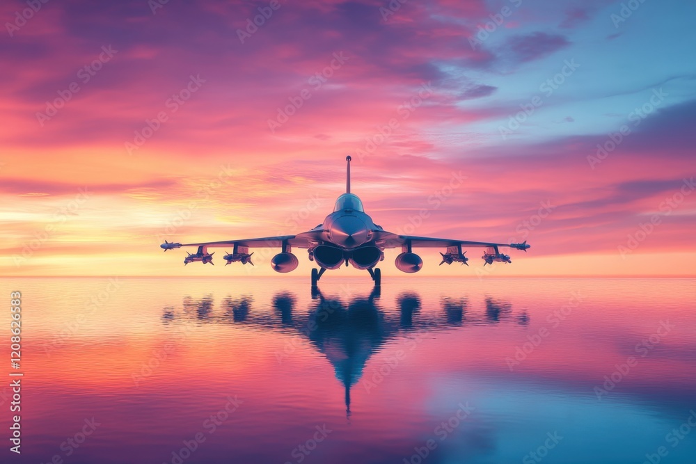 Majestic Ship Flying Over a Tranquil Ocean During a Breathtaking Sunset, Capturing Warm Lighting and Stunning Reflections on Serene Waters Majestic Ship Flying Over a Tranquil Ocean During a Breathtaking Sunset, Capturing Warm Lighting and Stunning Reflections on Serene Waters
