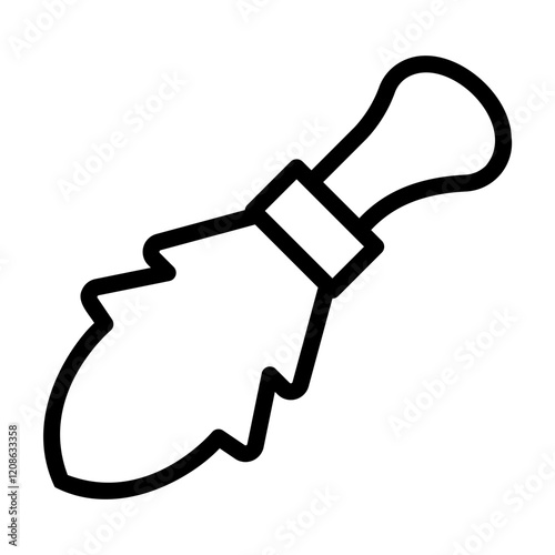 rabbit tail Line Icon