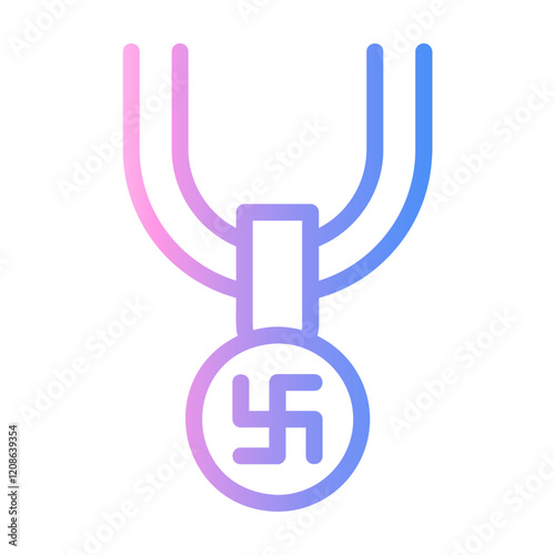 swastika Line Gradient Icon