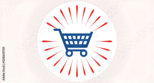 ecommerse shopping cart icon photo