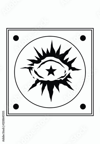 Premium Vector Collection geometric of minimalist style tattoos with abstract shapes