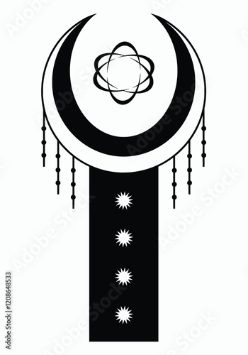 Premium Vector Collection of tattoos with abstract shapes