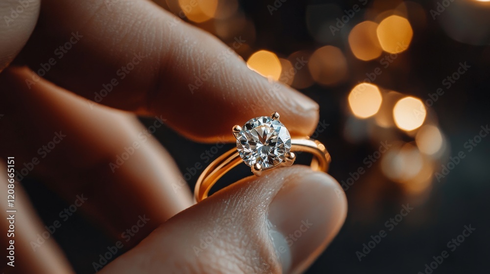 Meticulously Polishing a Diamond Ring with Gentle Care and Attention to Detail Meticulously Polishing a Diamond Ring with Gentle Care and Attention to Detail