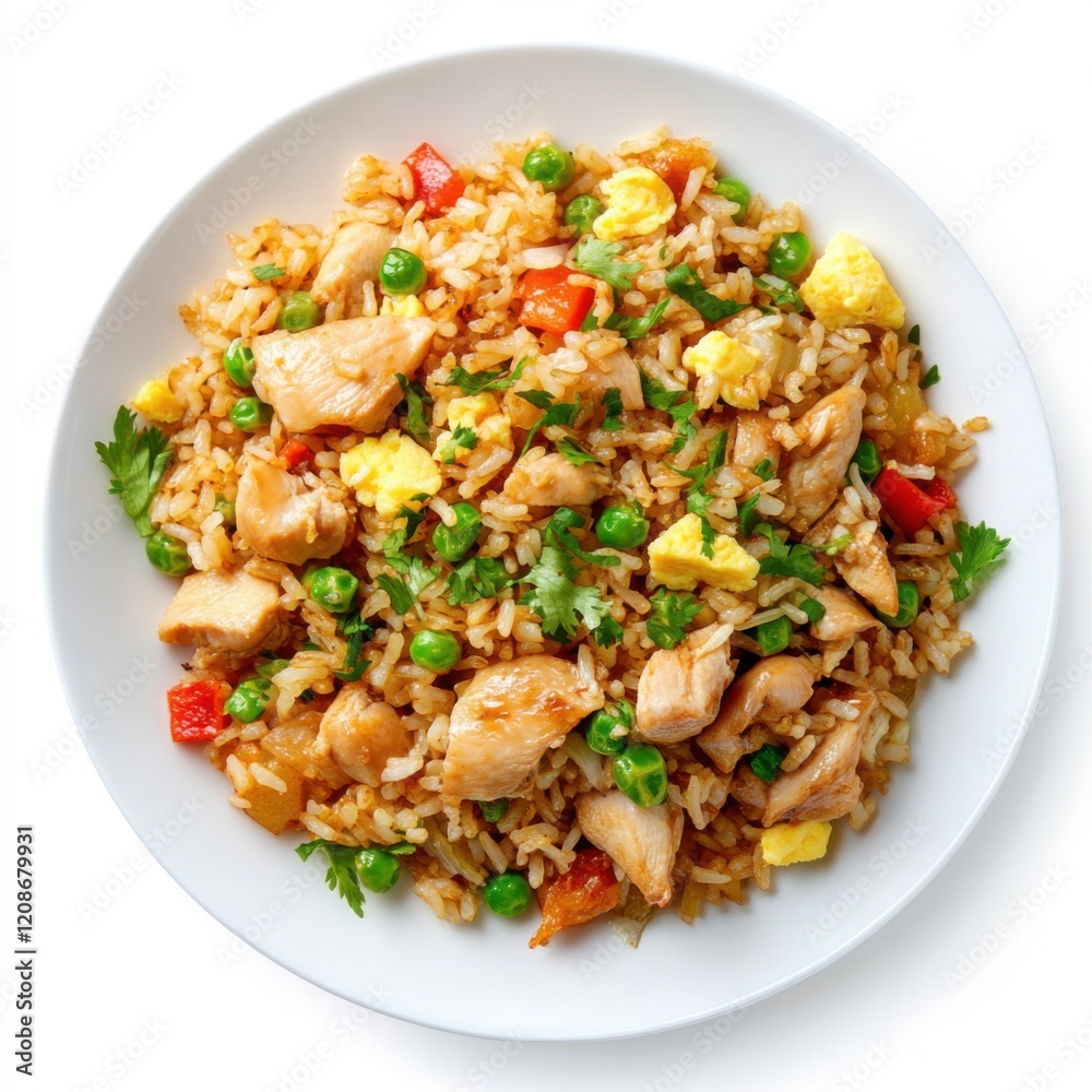 Peruvian-Chinese fusion fried rice Peruvian-Chinese fusion fried rice