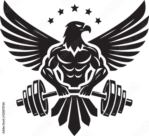 eagle with wings