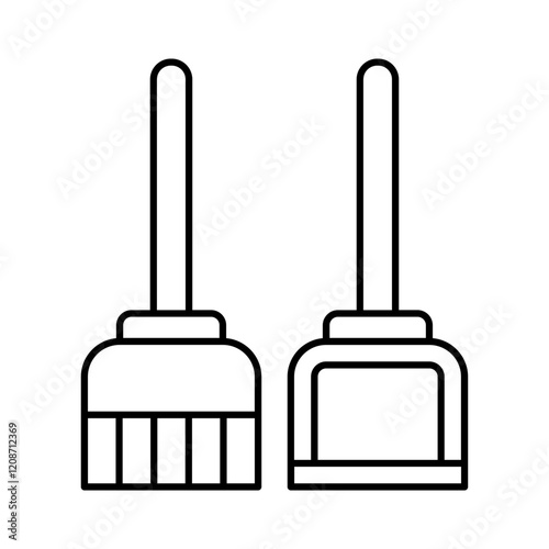 broom outline icon